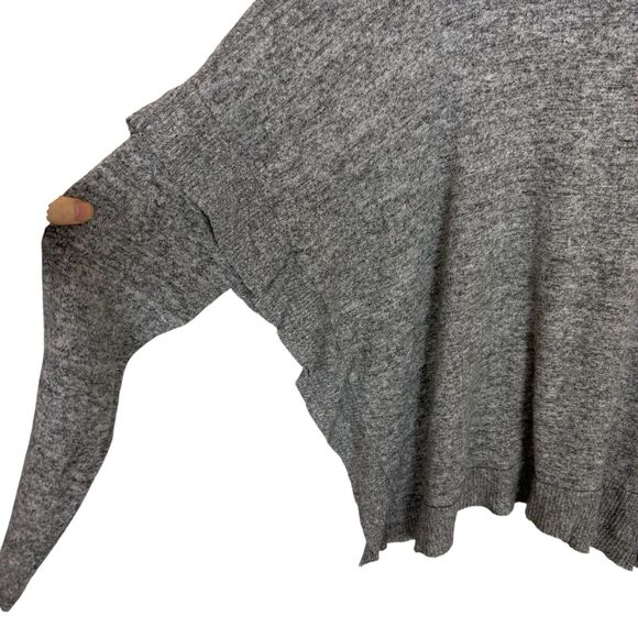 Anthropologie Postmark Gray Lassen Cowl Neck Sweater Women's Small Oversize - Picture 5 of 9